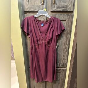 Old Navy Merlot dress